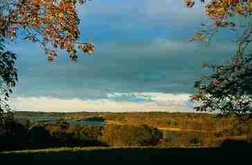 Ausblick von Wrohe auf den Westensee